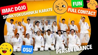 คลิปคลาสกลุ่ม Shinkyokushinkai Karate ที่ IMAC Dojo 6-5-2022