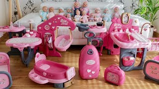 Baby Dolls Nursery Center Set Up and Play with Baby Born Baby Annabell Dolls Care time