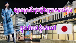 #ផ្សារស្ថានីរថភ្លើងប្រទេសជប៉ុន_ក្នុងតំបន់ខ្ញុំរស់នៅមានលក់គ្រប់មុខ  ជាពិសេសហាងពេលយប់🍶🇯🇵#japan