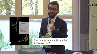 Remise du Prix Histoire à Jérémie Foa pour \