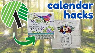 EVERYONE Will Be Buying DOLLAR TREE CALENDARS After Watching This Video!  DIY Craft Hacks