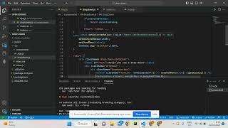 drop down app using react