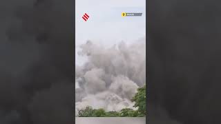 Watch: Noida Supertech Twin Tower Demolition From Different Angles