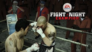 Manny Pacquiao vs Miguel Cotto Bareknuckle Prison Fight in Fight Night Champion