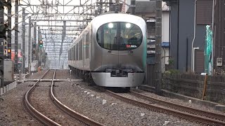 平日早朝ラッシュ時間帯の西武池袋線清瀬駅付近 Part1