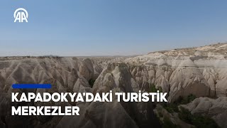 Kapadokya'daki turistik merkezler FPV dronla görüntülendi