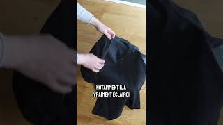 Comment raviver la couleur noire de ses vêtements