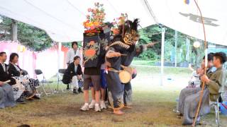 暴れ獅子！日光市栗山郷 日向地区の獅子舞②