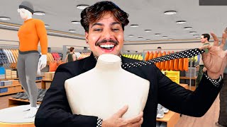 Agora entrei pro mundo da moda e abri uma loja de roupas