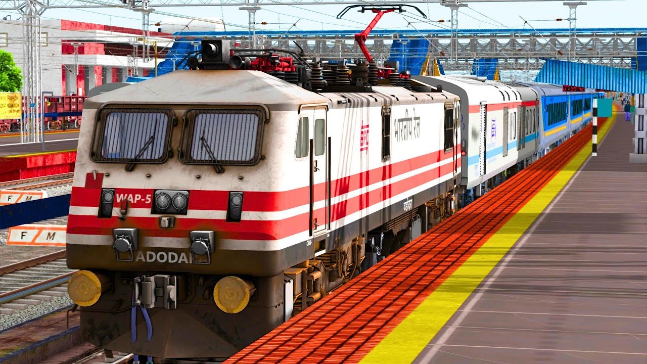 12050 Gatiman Express Railworks Train Simulator Bumpy Railroad