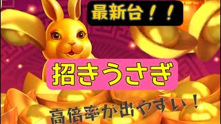 【スーパーラッキーカジノ】最新台！招きうさぎでまさかの○○○倍！？