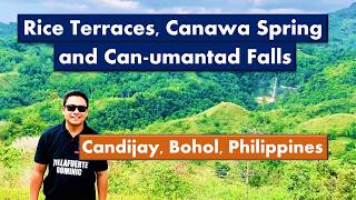 Cadapdapan Rice Terraces, Canawa Cold Spring and Can-umantad Falls in Candijay, Bohol, Philippines