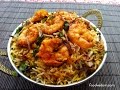 Hyderabadi style Prawns Biryani Hyderabadi style Prawns Biryani