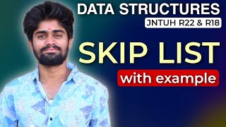 How is Skip list implemented in data structures | JNTUH R22 & R18 | CodingFataka | Data Structures