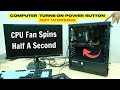 Computer Won't Turn On | Hit Power Buton, CPU Fan Spins For Half A Second Then Stops