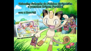 Unboxing Coleção de Paldea: Sprigatito! Com Pacotes de Origem Perdida!! Conseguimos algo?? #pokemon