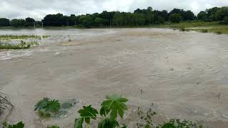 · Flood water enters the villages from the river