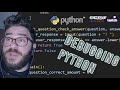 Debugging Python with VScode.