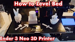 How to Level Bed on Ender 3 Neo 3D Printer