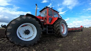 Valmet 2105 turning some land w/ 6-Furrow Kverneland Plough | Pure BRUTE-FORCE | DK Agriculture