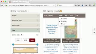SearchWorks: Catalog