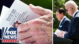 Biden's journalist cheat sheet revealed