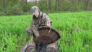 Flambeau Outdoors decoy action! 2020 Michigan bird hits the dirt!