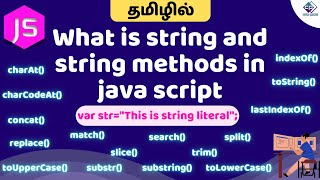 What is string and string methods in java script in tamil | JS Coding in tamil
