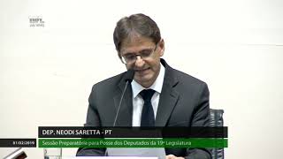 Sessão Preparatória - Posse dos Deputados da 19ª Legislatura - 01/02/19