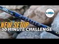 Shimano Nexave 1000 Budget spinning reel with Crazee Meba Stick review & 30 minute challenge