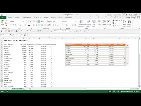 How to Create a Scrolling Table in Excel How to Create a Scrolling Table in Excel