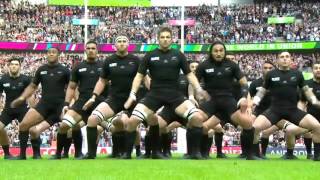 Rugby World Cup 2015 First All Blacks Haka of Rugby World Cup 2015