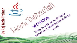 Java for Test Engineers : Methods (simple, with input parameters, method returning) : Part8