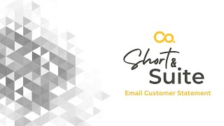 NetSuite Training: Short & Suite: Email Customer Statement