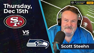 Free NFL Betting Pick: 49ers vs Seahawks 12/15/2022 | Scott Steehn