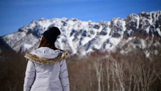 春を待つ雪の戸隠山・4K