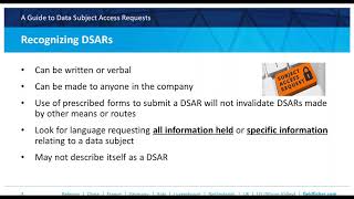 Subject Access Requests under GDPR