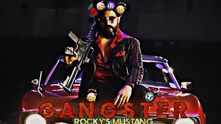 ROCKY'S MUSTANG 😈🔥👑💥//KGF2 CAR CHASE SCENE STATUS😈💥👑//VFX//MUSTNAG GT😈💥//#rockybhai #mustang #kgf2