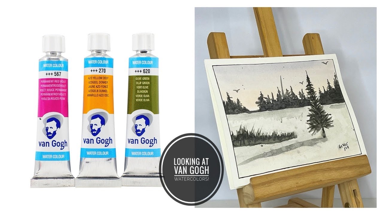 Demo Review Van Gogh Watercolors Youtube
