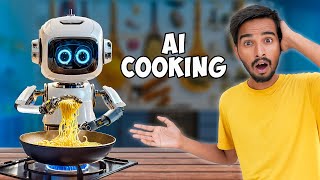 We Tried Ai Cooking Challenge 🤖 क्या खाना बनेगा  🍝 ??