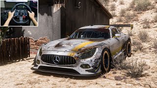 Rebuilding Mercedes-AMG GT3 Forza Horizon 5 Logitech G29 Stering Wheel Gameplay