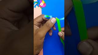 Paper Bracelet / How To Make A Paper Bracelet / Origami Paper Bracelet Friendship Paper Pand #shorts