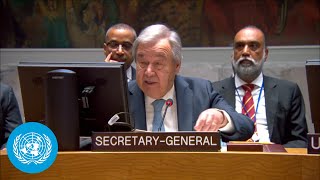AI's Power & Perils: UN Chief's Briefing for Peace and Security | United Nations Security Council