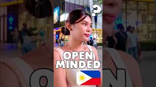 #filipinas conservative vs open minded #interview #survey #dating