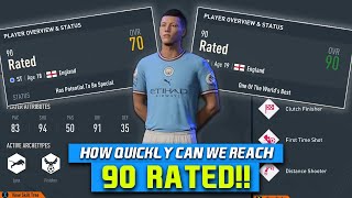 90 overall in ONE season of FIFA 23 MY PLAYER CAREER MODE!!