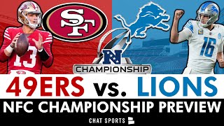 Lions vs. 49ers NFC Championship Preview: Prediction, Analysis, Injury News, Brock Purdy, Jared Goff