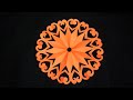 Mandala Design-How to make paper cutting mandala Design for Decorations step by step-#mandaladesign,