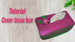 belajar merajut pemula #crochet #how to crochet  tissue box # merajut kotak tisu