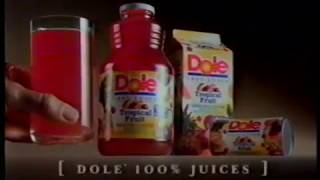 1995 Dole Tropical Fruit Juice TV Commercial