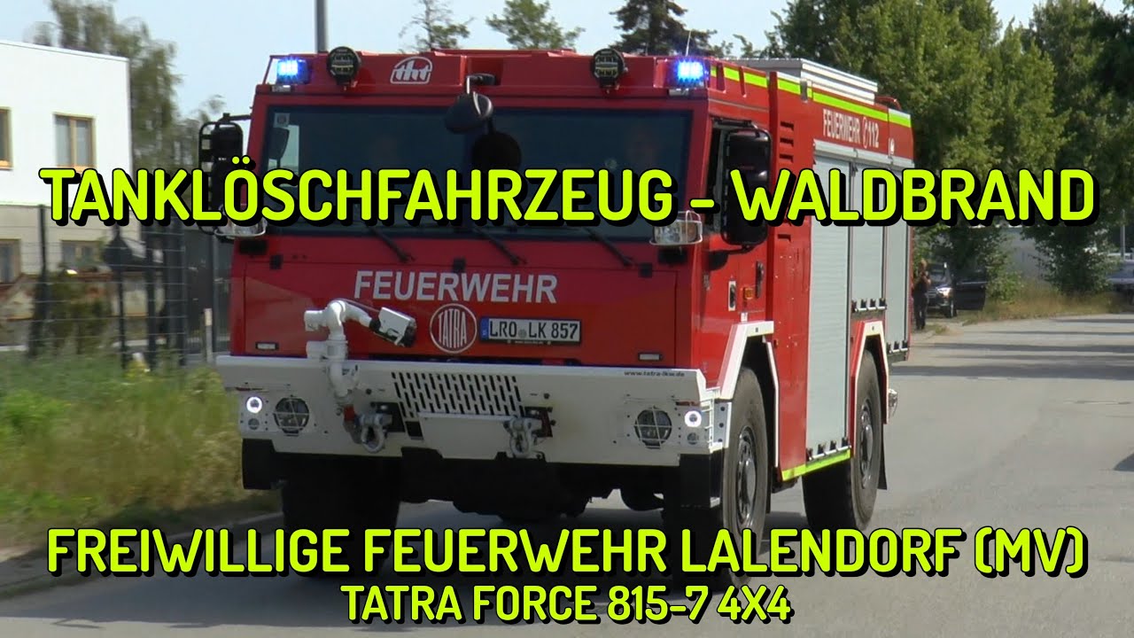 [TATRA FORCE 815-7 4x4] TLF-Waldbrand Freiwillige Feuerwehr Lalendorf ...